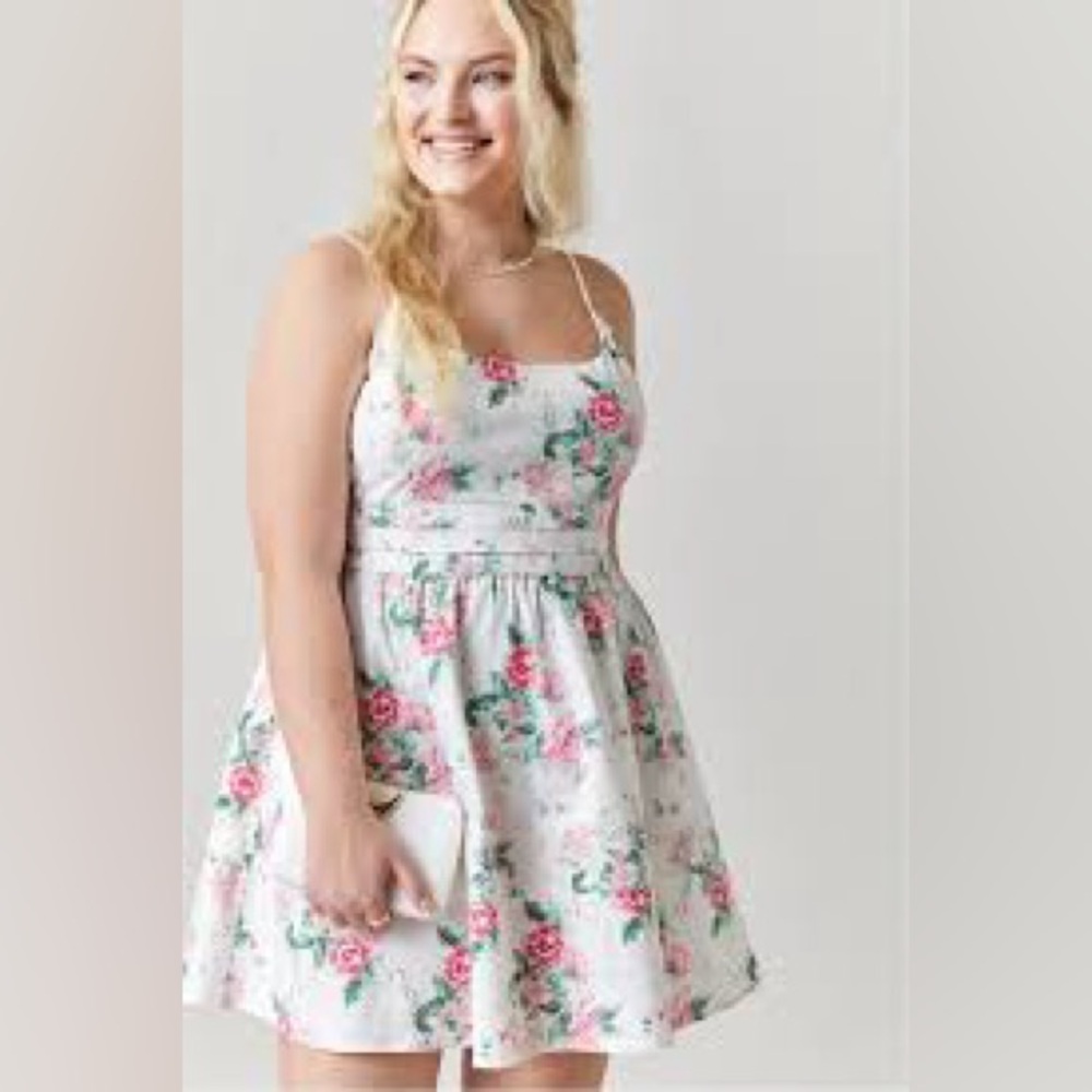 NWT Francesca’s Mi Ami Diana Sleeveless Floral Mini Dress Size Small